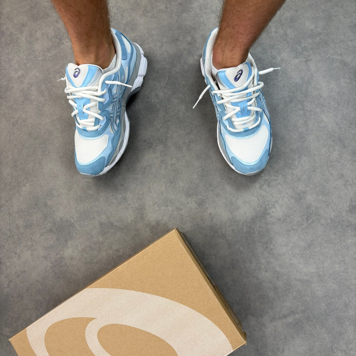 ASICS Gel NYC Cream Arctic Sky Sneakers
