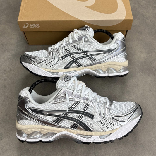 ASICS Kayano 14 White Gel Graphite Grey Sneakers