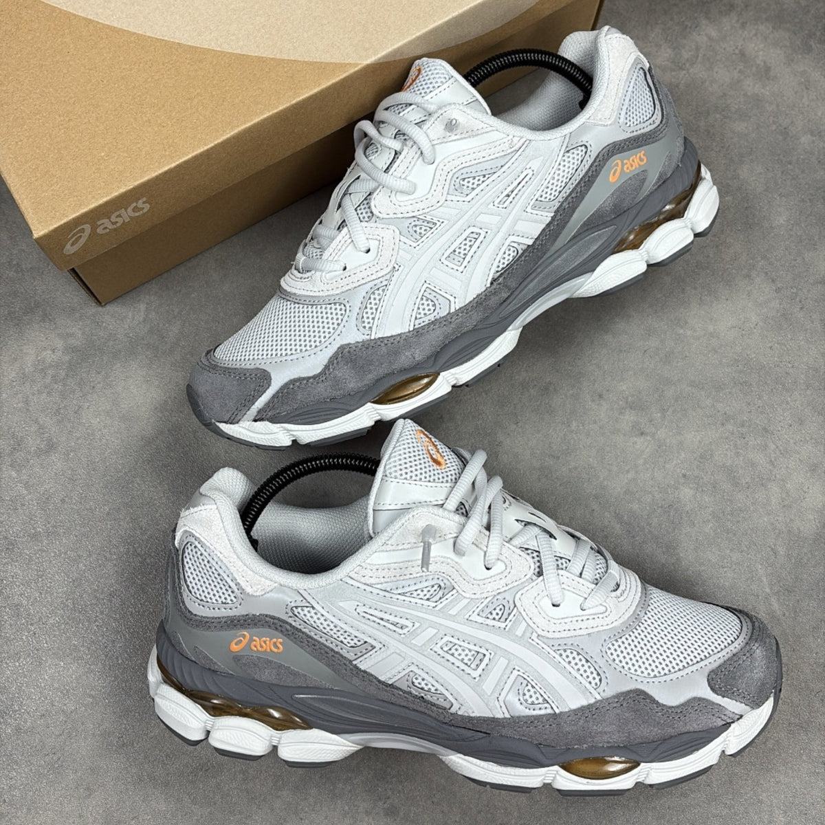 ASICS Gel NYC Grey Cloud Cement Sneakers