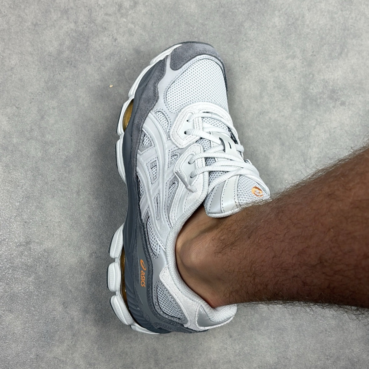 ASICS Gel NYC Grey Cloud Cement Sneakers