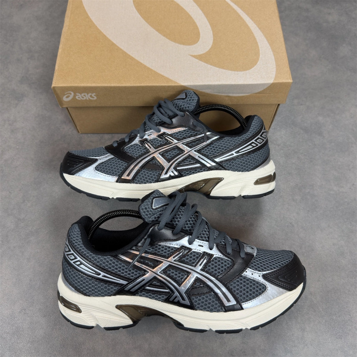 ASICS Gel 1130 Black Steel Grey Sneakers