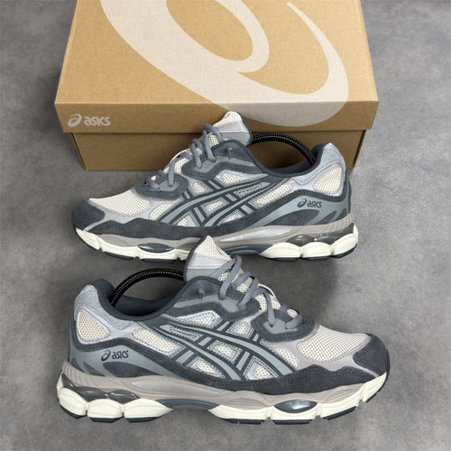 ASICS Gel NYC Grey Oatmeal Obsidian Sneakers