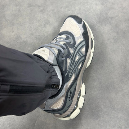ASICS Gel NYC Grey Oatmeal Obsidian Sneakers