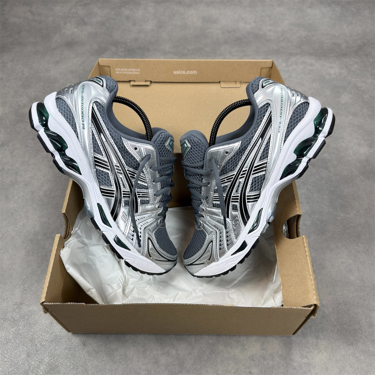 ASICS Kayano 14 Green Metropolis Jasper Sneakers