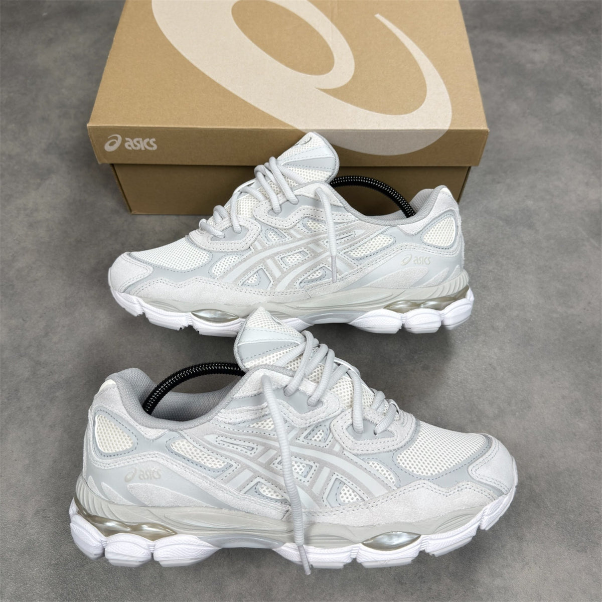 ASICS Gel NYC Cream Cloud Grey Sneakers