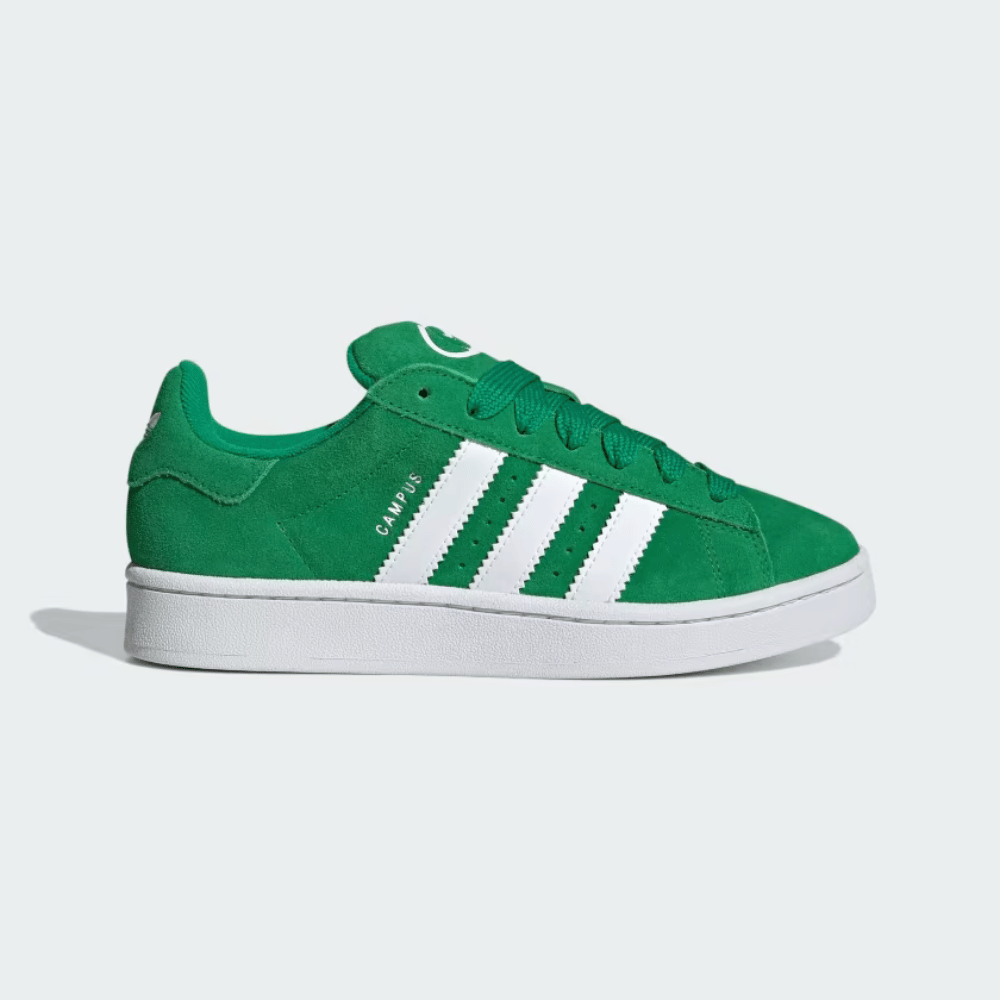 Adidas White Campus 00s Green Cloud Sneakers