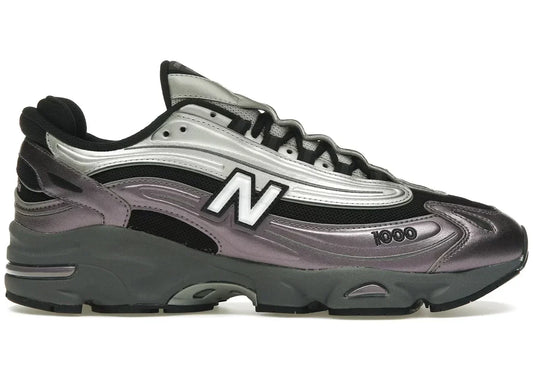 New Balance 1000 Grey Dark Ice Wine Sneakers