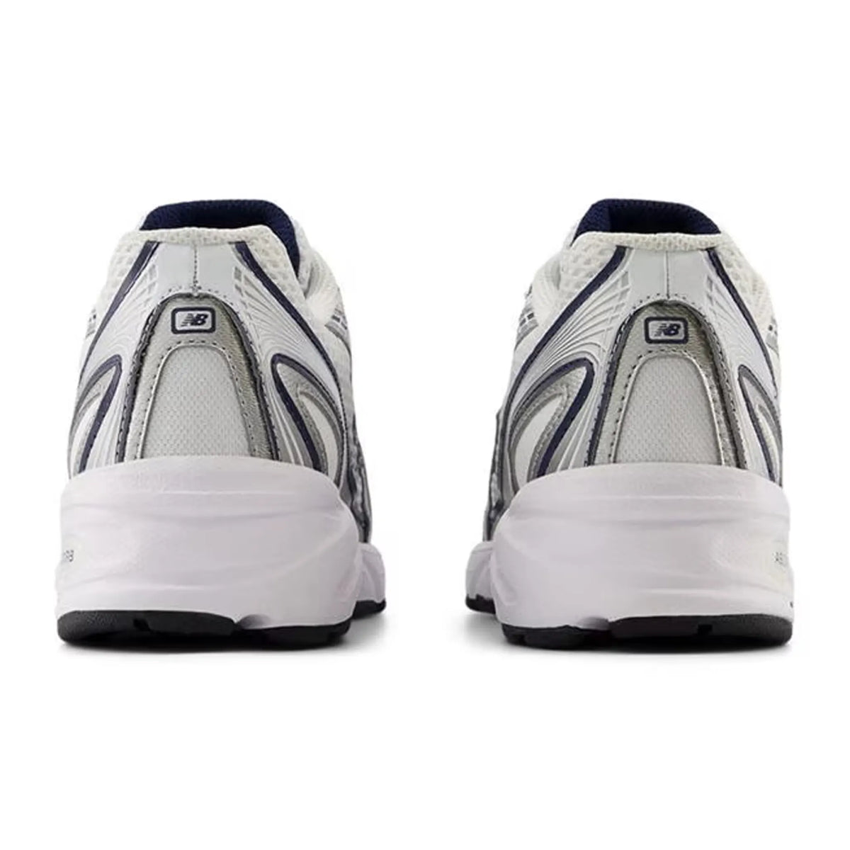 New Balance White 740v2 Navy Shadow Grey Sneakers