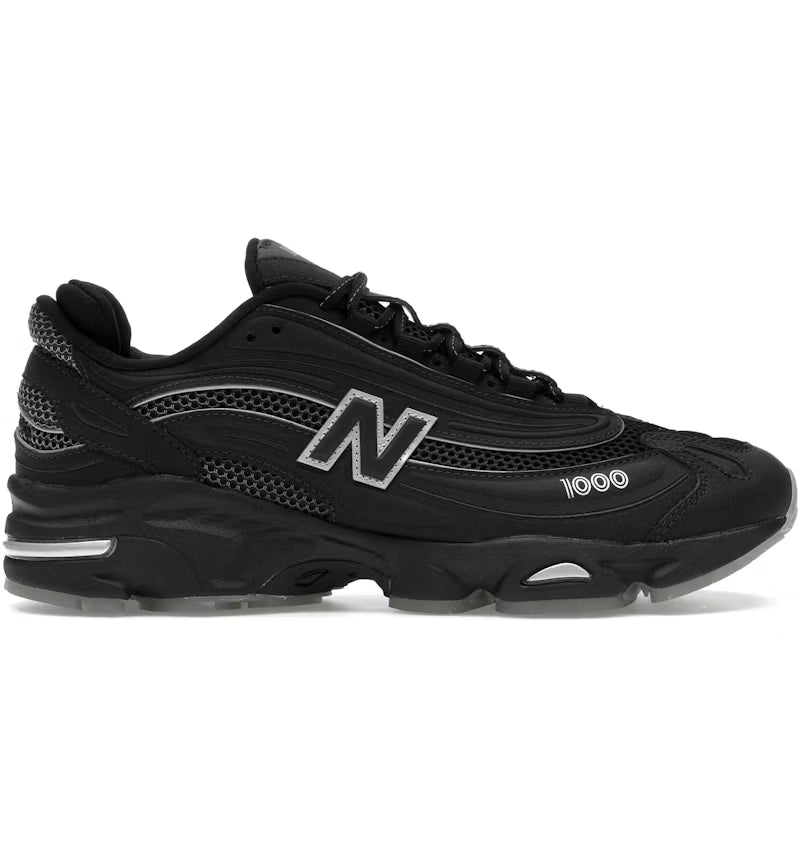 New Balance 1000 White Black Silver Metallic Sneakers