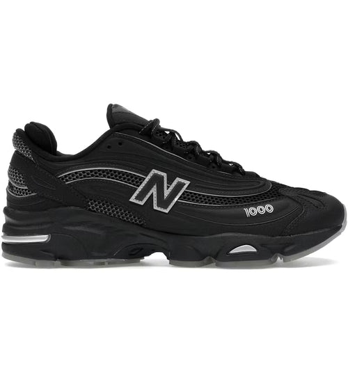 New Balance 1000 White Black Silver Metallic Sneakers