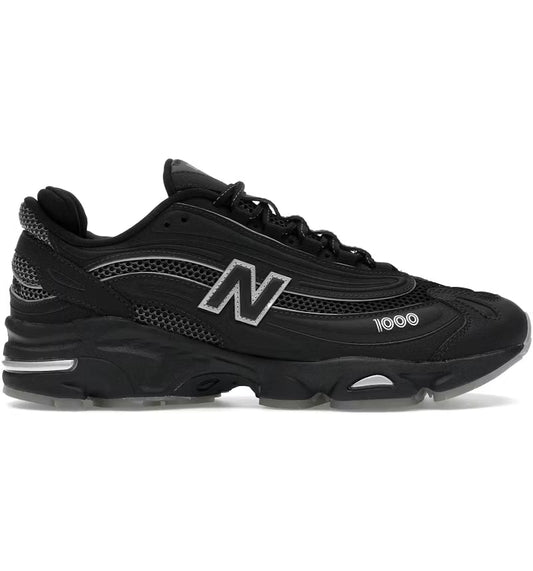 New Balance 1000 White Black Silver Metallic Sneakers