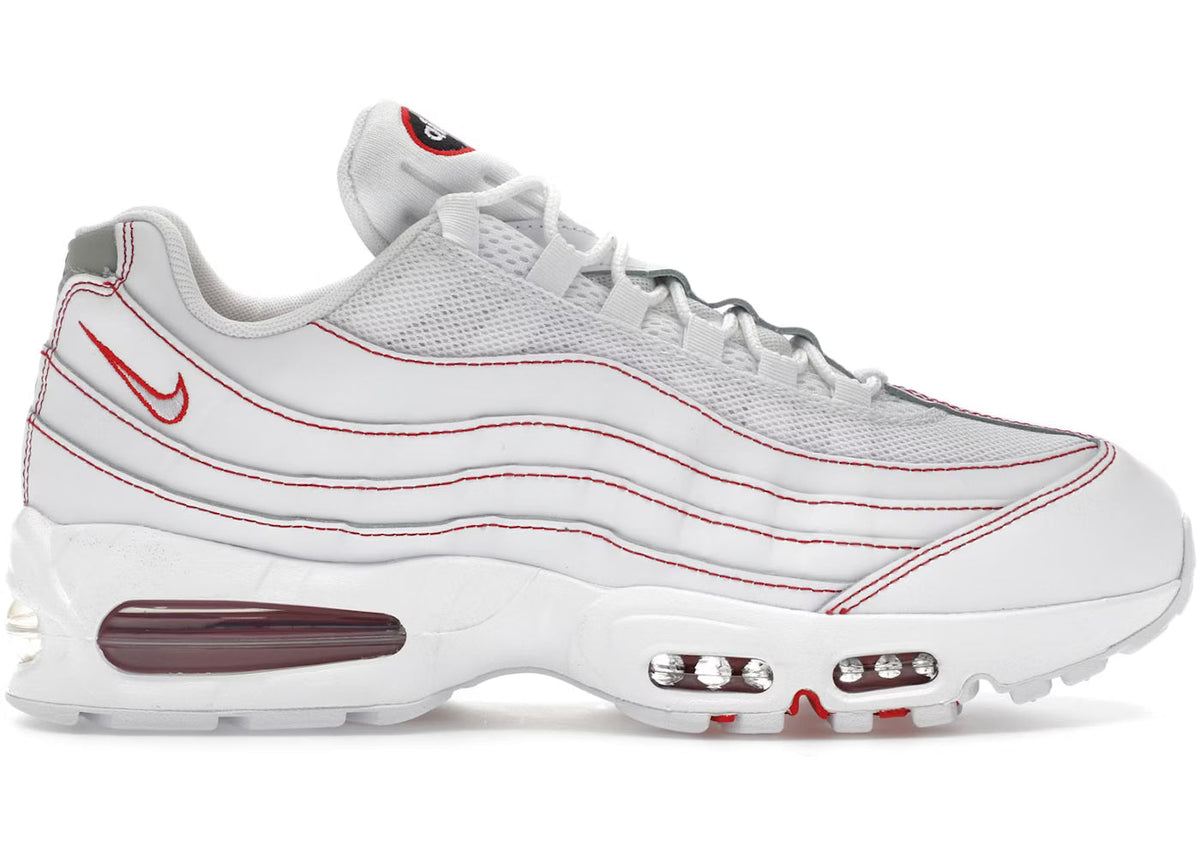 Nike Air Max 95 White OG University Red Sneakers