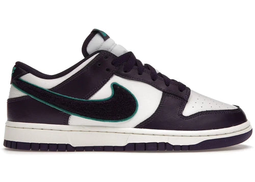 Nike Dunk Low Purple Chenille Swoosh Sail Grand Sneakers