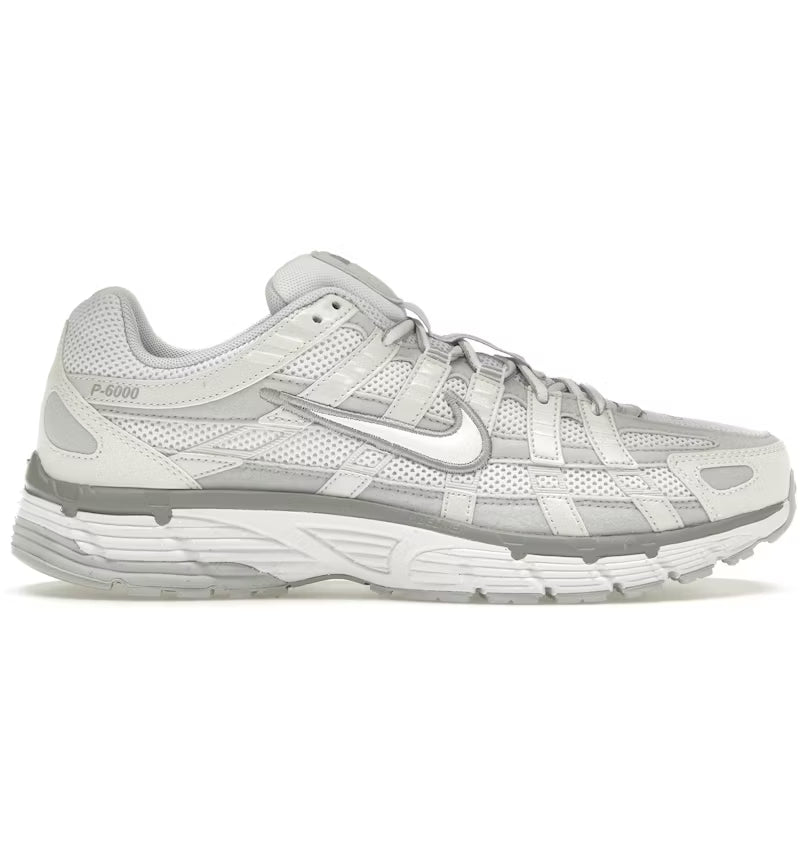 Nike White P-6000 GS Platinum Tint Sneakers