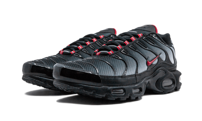 Nike Air Max Blue Plus and Red Sneakers
