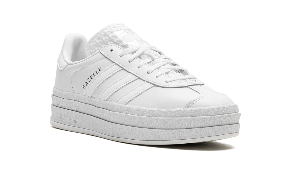 Adidas Triple White Gazelle Bold Triple White Sneakers