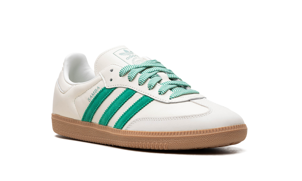 Adidas Samba White Off Court Green Sneakers