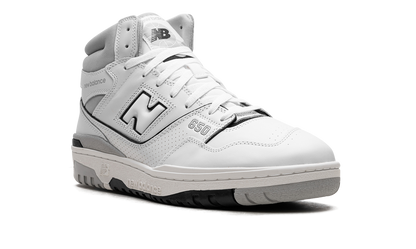 New Balance White 650 White/Grey Sneakers