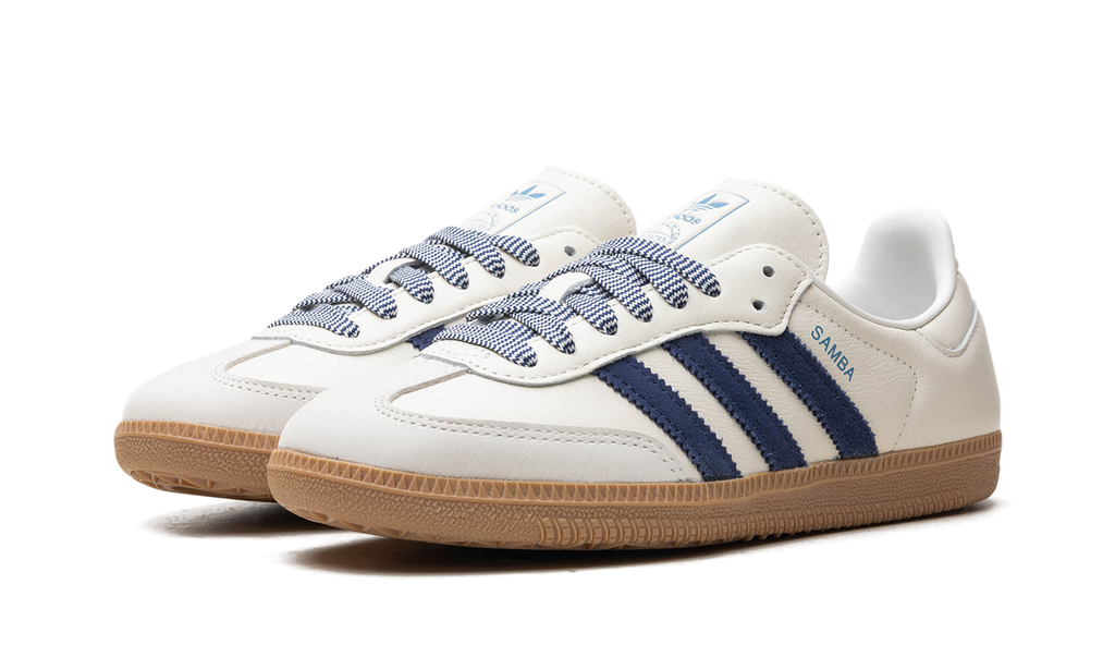 Adidas Samba White Off Dark Blue Sneakers