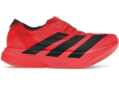 Adidas Black Adizero Adios Pro 4 Lucid Red Sneakers