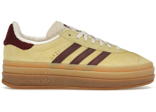 Adidas Yellow Gazelle Bold Almost Maroon Sneakers