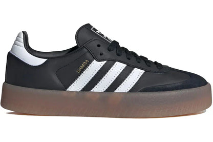 Adidas Sambae Black Core Metallic Gold Sneakers