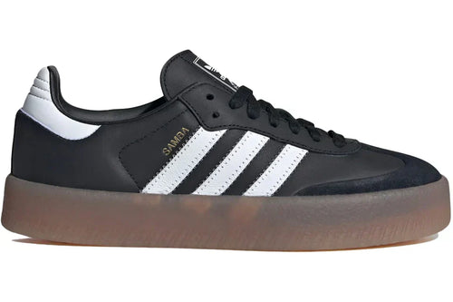 Adidas Sambae Black Core Metallic Gold Sneakers