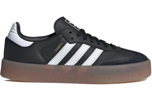 Adidas Sambae Black Core Metallic Gold Sneakers