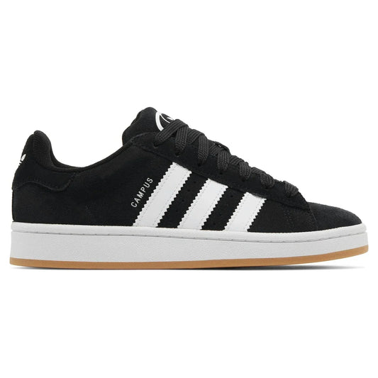 Adidas White Campus 00s Kids Black Gum Sneakers
