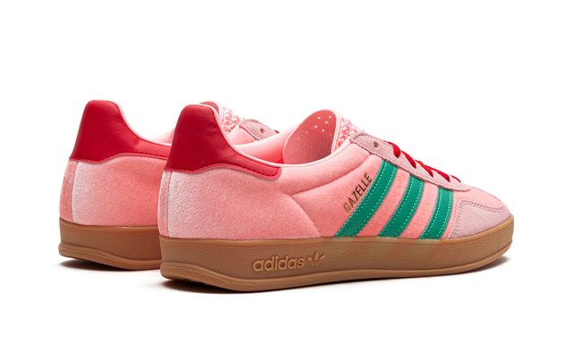 Adidas Pink Gazelle Indoor Velvet Sneakers