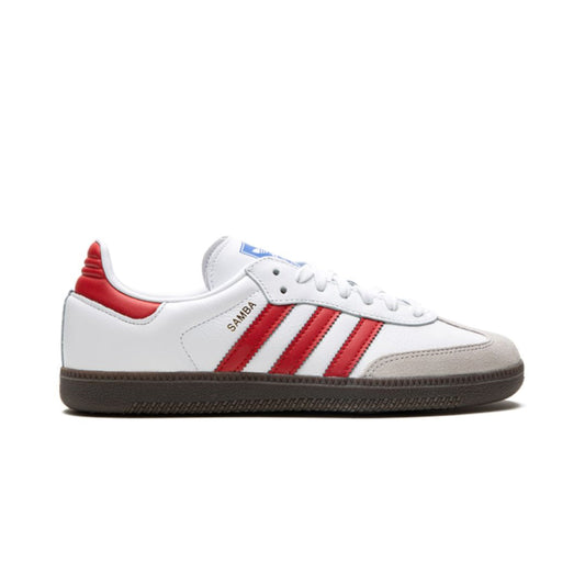 Adidas Samba White OG Scarlet Sneakers