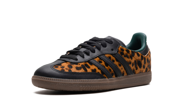 Adidas Samba Black Leopard Core Sneakers