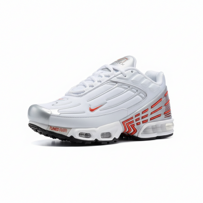 Nike Air Max White Plus Red Sneakers