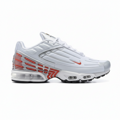 Nike Air Max White Plus Red Sneakers