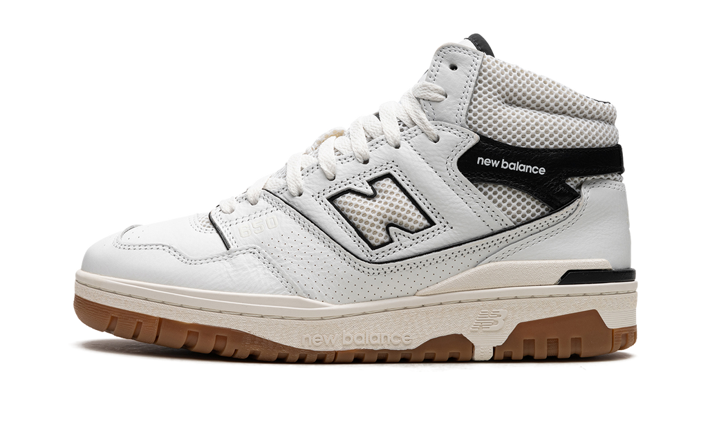 New Balance White 650R Aime Leon Dore - White/Black Sneakers