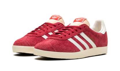 Adidas Cream White Gazelle Team Victory Red Off White Cream White Sneakers