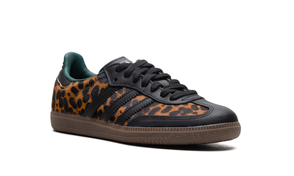 Adidas Samba Black Leopard Core Sneakers