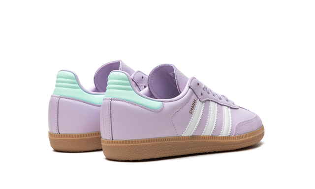 Adidas Samba Green Mineral Crystal Sand Sneakers