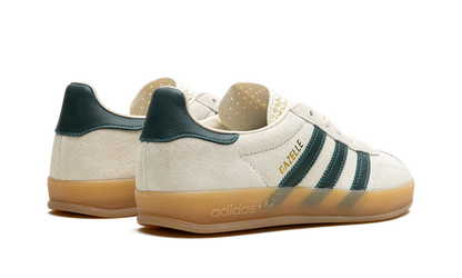 Adidas Cream White Gazelle Indoor Cream White Green Gum Sneakers