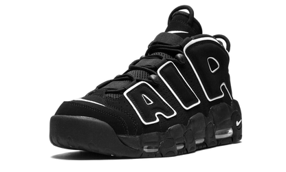 Nike White Air More Uptempo Black Sneakers