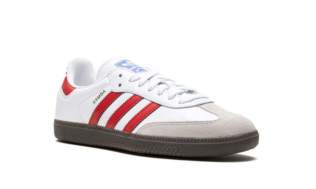 Adidas Samba White OG Scarlet Sneakers
