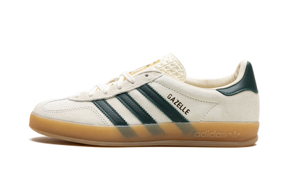 Adidas Cream White Gazelle Indoor Cream White Green Gum Sneakers