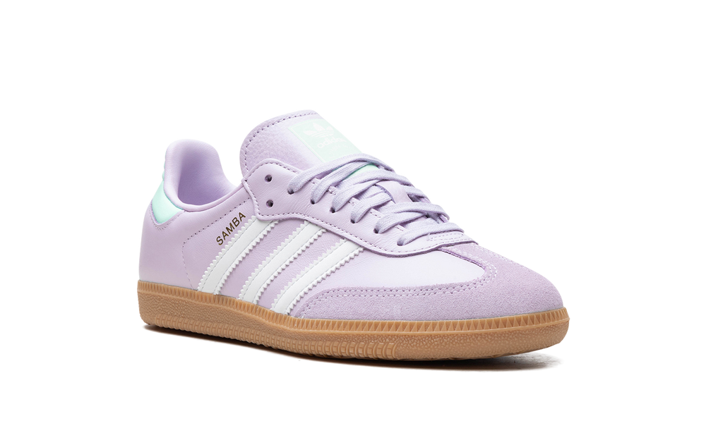Adidas Samba Green Mineral Crystal Sand Sneakers