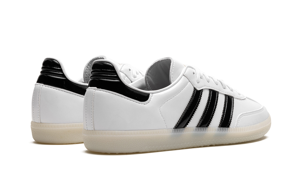 Adidas Samba White Patent Leather Sneakers