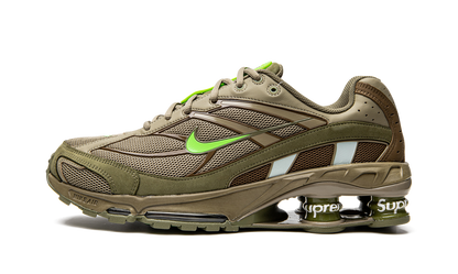 Nike Olive Supreme x Shox Ride 2 Neutral Sneakers