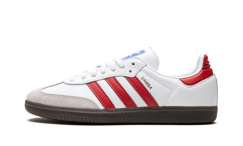 Adidas Samba White OG Scarlet Sneakers
