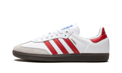 Adidas Samba White OG Scarlet Sneakers