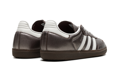 Adidas Samba White Metallic Purple Sneakers