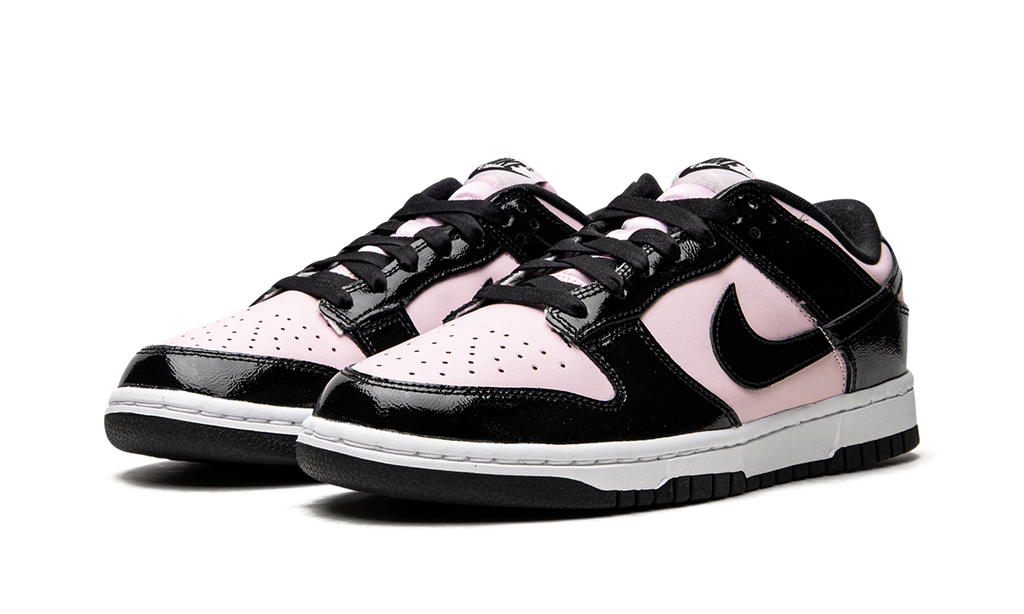 Nike Dunk Low Black Patent Pink Sneakers