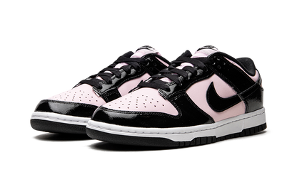 Nike Dunk Low Black Patent Pink Sneakers